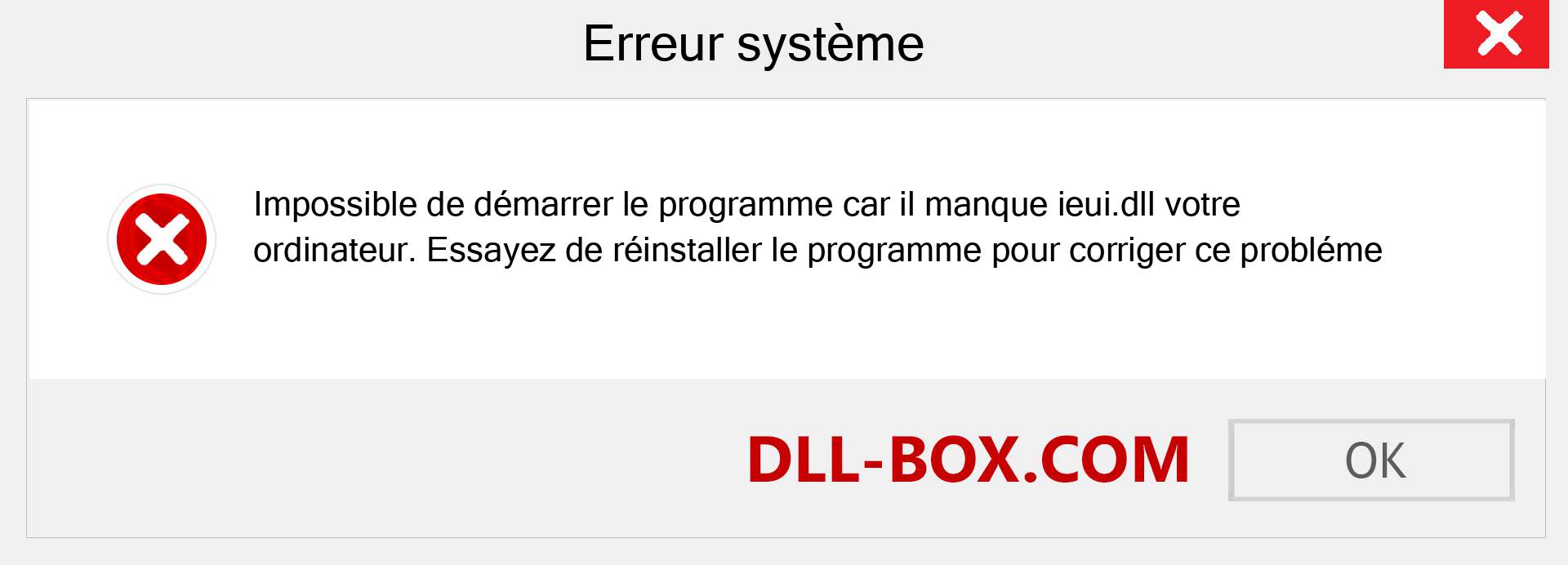 Le fichier ieui.dll est manquant ?. Télécharger pour Windows 7, 8, 10 - Correction de l'erreur manquante ieui dll sur Windows, photos, images